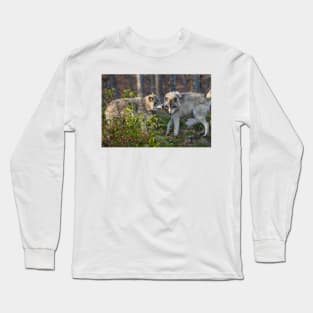 Gray Wolf Long Sleeve T-Shirt